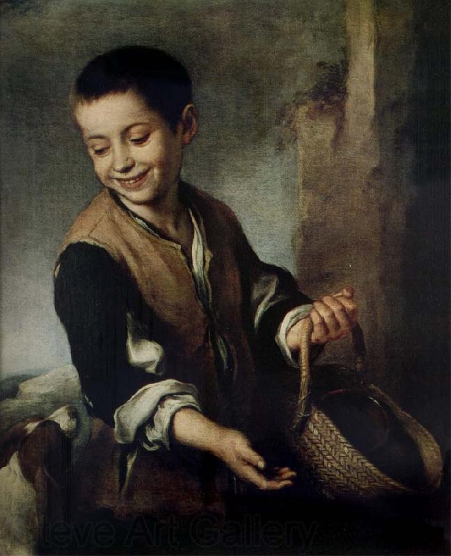 Bartolome Esteban Murillo Boy with A Dog Spain oil painting art